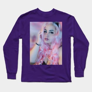 Ivetastic with pink hair Long Sleeve T-Shirt